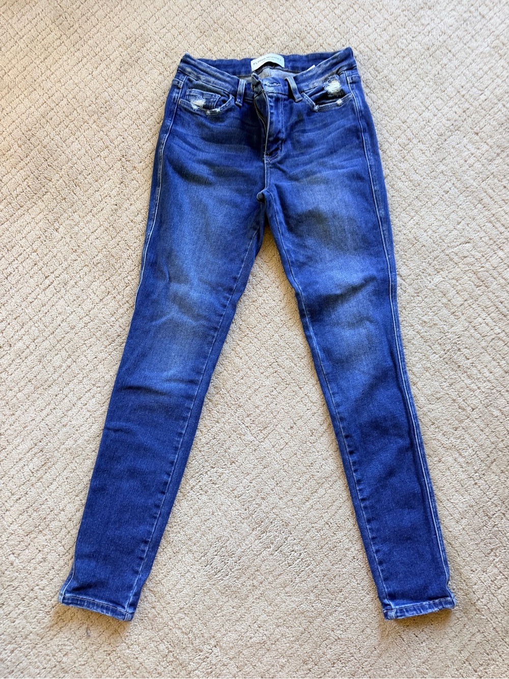 Flying Monkey Dark Blue Skinny Jeans